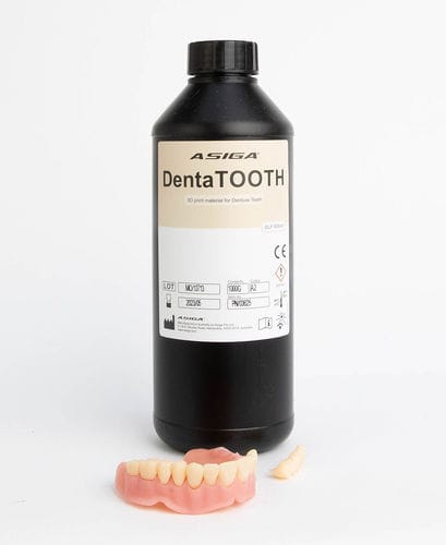 Resin dental material - DentaTOOTH - ASIGA - for 3D printing / liquid / biocompatible