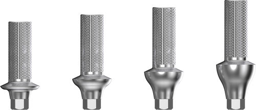 Titanium implant abutment - WEEGO.FR - BIOTECH DENTAL - internal / straight / temporary