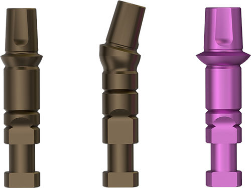 Stainless steel dental implant analog - Kontact, Kontact S®, WEEGO.FR - BIOTECH DENTAL - straight