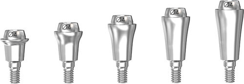 Conical implant abutment - Kontact, Kontact S®  - BIOTECH DENTAL - titanium / internal / straight