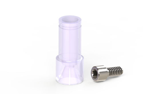 Calcinable dental implant sleeve - DENTEO - BIOTECH DENTAL - for narrow conical abutments / rotational