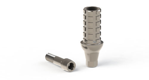 Titanium implant abutment - GENERIC DENTEO series - BIOTECH DENTAL - straight / temporary