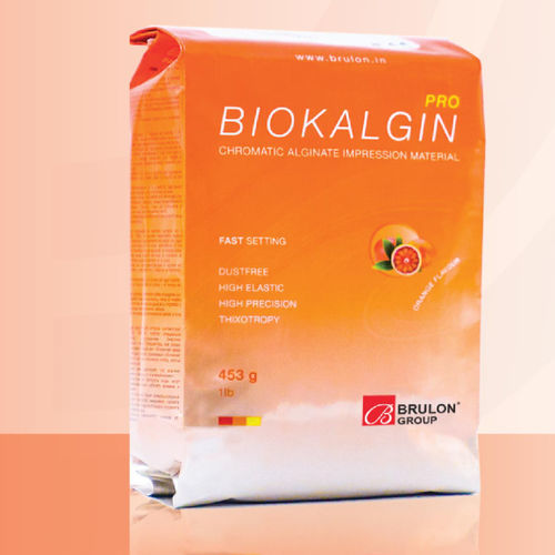 Alginate dental material - BioKalgin Pro® - Brulon International - for impression trays / powder / temporary