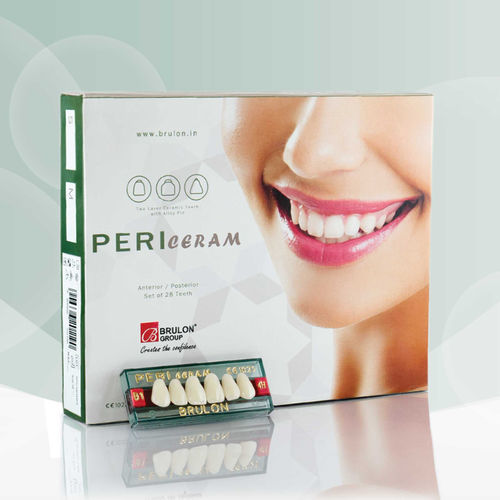 Ceramic dental prosthesis - PeriCeram® - Brulon International - anterior teeth / posterior teeth
