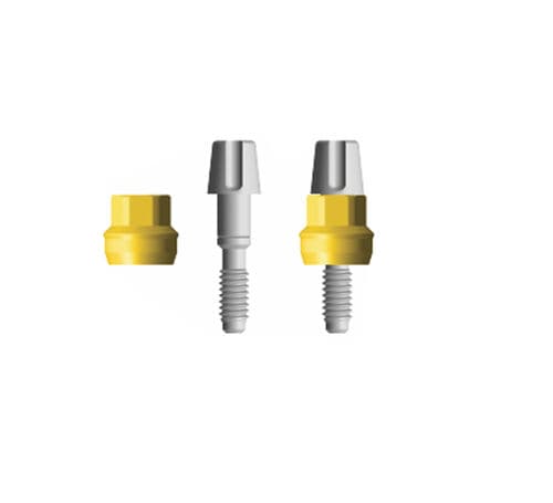 Titanium implant abutment - Ext. Shoulder   - Cowellmedi - external / straight