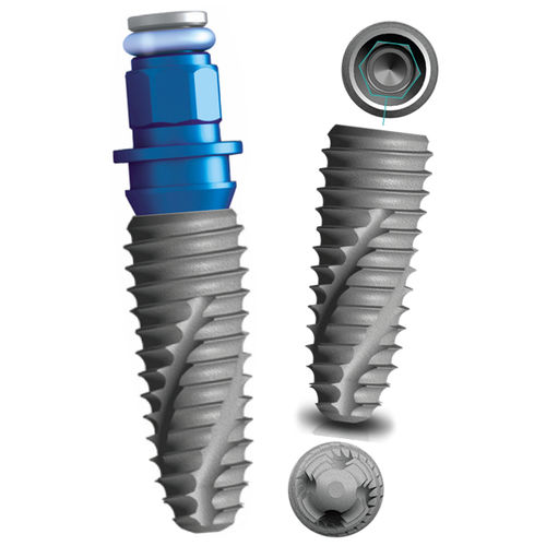 Cylindroconical dental implant INNO SLASH Cowellmedi titanium