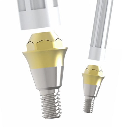Titanium implant abutment Sub. Multi S Cowellmedi internal hexagon / straight / multiunit