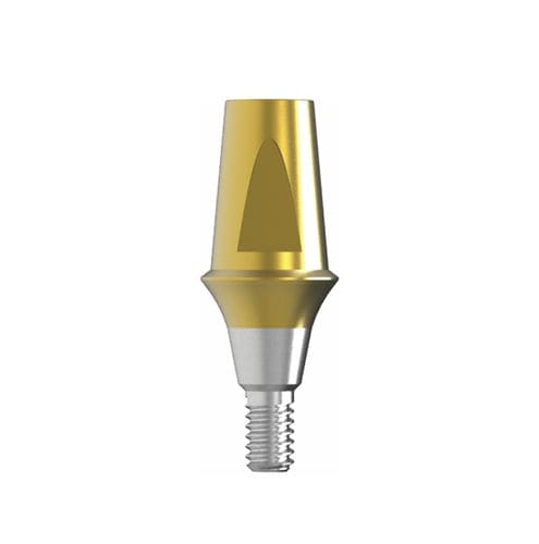 Titanium implant abutment - Sub. Absolute  - Cowellmedi - internal hexagon / straight / one-piece
