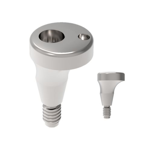 Titanium healing abutment - Sub. Volume-up  - Cowellmedi - internal hexagon / conical / anatomical