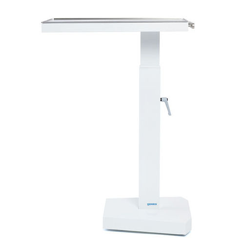 Dental instrument trolley - Demed Medical Carts - stainless steel / mobile / height-adjustable