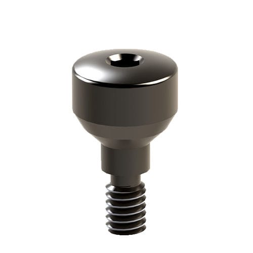 Titanium healing abutment - DHC series - Dentin Implants Technologies LTD - internal / flared / screw