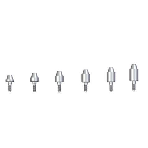 Internal implant abutment - EWU-0011 - Dentin Implants Technologies LTD - straight / multi-unit