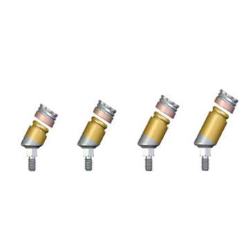 Internal implant abutment - WCA series  - Dentin Implants Technologies LTD - angled / multi-unit angled