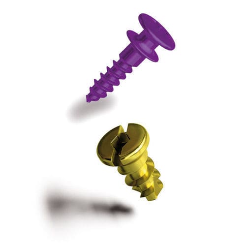 Maxillofacial compression bone screw - ORTRAUTEK - Global D - metallic