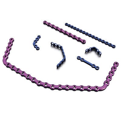 Maxillofacial compression plate - Carcitek - Global D