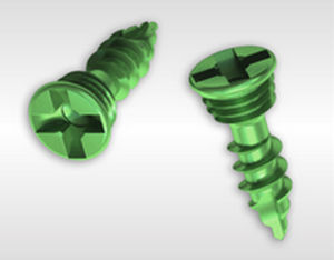 Maxillofacial compression bone screw - CARCITEK  - Global D - metallic / locking
