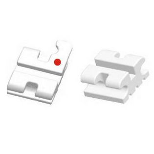 Aesthetic orthodontic bracket - TZC1/TZC2 - Hangzhou Yahong Medical Apparatus Co., Ltd. - ceramic