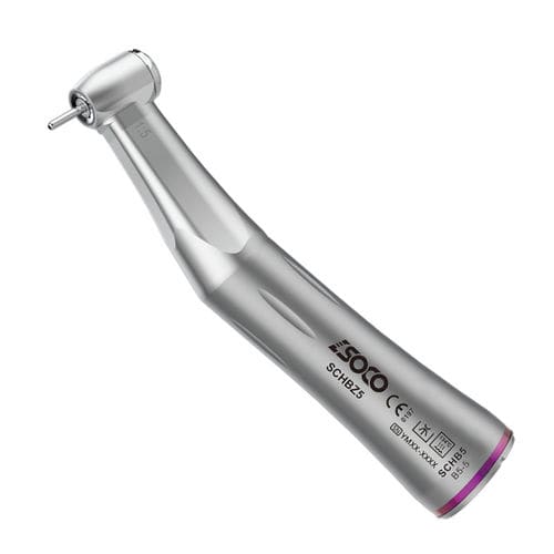 Dental contra-angle - SCHB-5 - SOCO Precision Instrument Co., Ltd. - air / multiplier / push-button