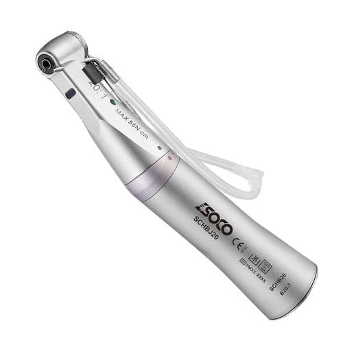 Dental contra-angle - B20-7 - SOCO Precision Instrument Co., Ltd. - for dental implantology / air / reduction