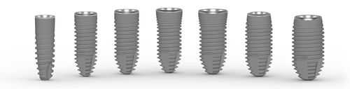 Cylindrical dental implant - CSR - Sweden & Martina - titanium ...