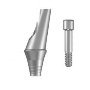 Titanium implant abutment - MAAxxxxx, SAAxxxx series - UFIT IMPLANT - angled