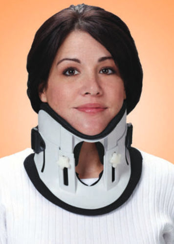 Rigid cervical collar - C-14 series - Becker Orthopedic - C4 / with tracheostomy opening / with chin rest