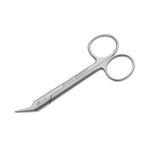 Cast scissors XLite® blade / for humans / curved