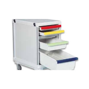 Medical strolley handle - type a/D - ScanModul® - stainless steel
