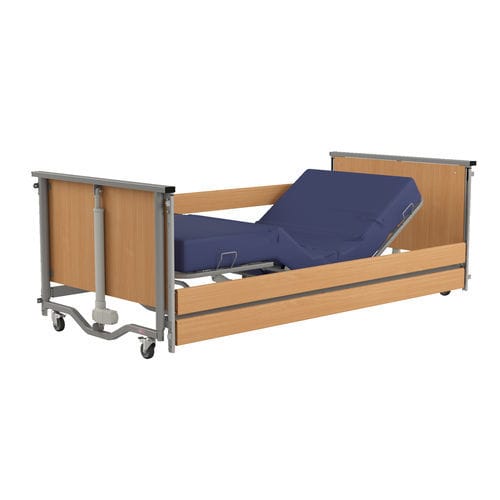 Medical bed - TAURUS 2 LOW - Reha-Bed - electric / height-adjustable / on casters