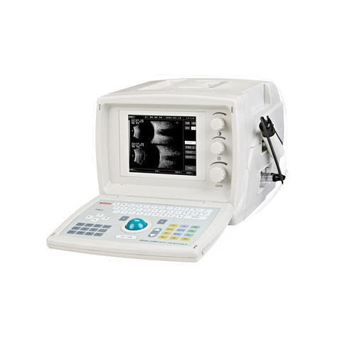 Portable ultrasound system - AB-6100 - HAI Laboratories - for ophthalmic ultrasound imaging / B/W / built-in console
