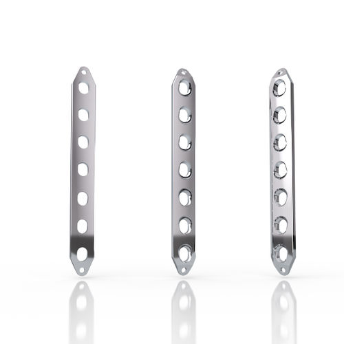 Large bone fragment compression plate - 2715-003-01 - South America Implants - mid-shaft / locking / metallic