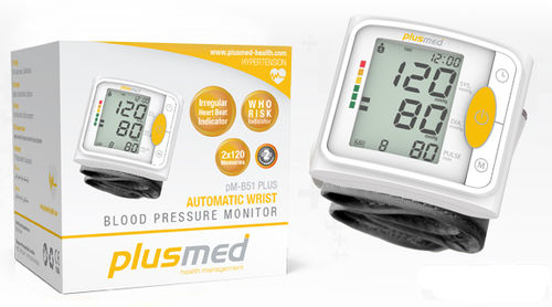 Automatic blood pressure monitor - pM-B51 Plus - Trimpeks Healthcare - oscillometric / wrist / with rechargeable battery