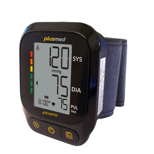 Automatic blood pressure monitor - pM-8197W - Trimpeks Healthcare - wrist / with built-in cuff / with rechargeable battery