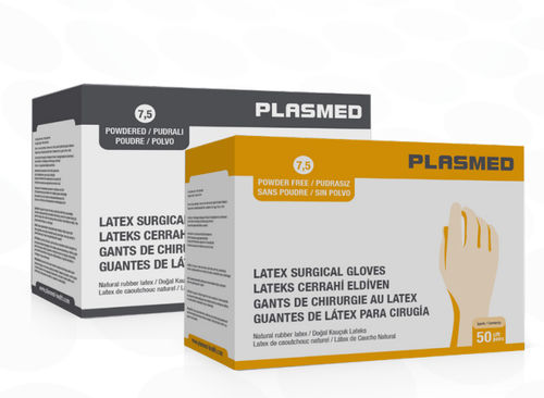 Latex gloves - M010160 - Trimpeks Healthcare - surgical / powder-free / powdered