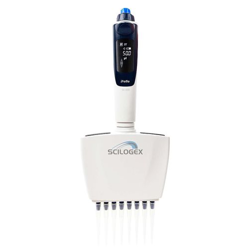 Electronic pipette - iPette Plus - SCILOGEX - multichannel / adjustable volume