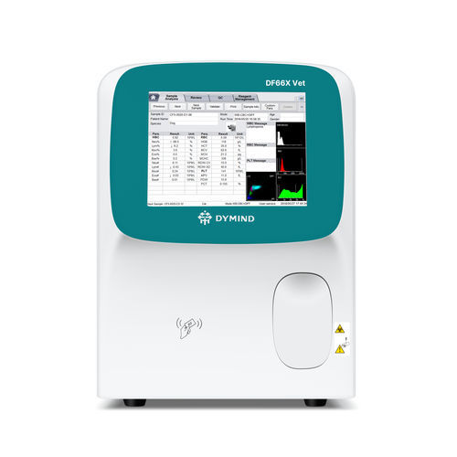 Veterinary hematology analyzer - DF66X Vet - Shenzhen Dymind Biotechnology Co., LTD - automatic / benchtop / flow cytometry