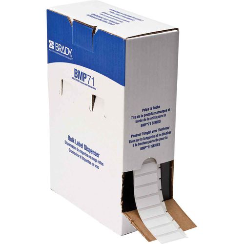 Cryogen tube label - BMP71 - Brady EMEA - for vials / cryogenic