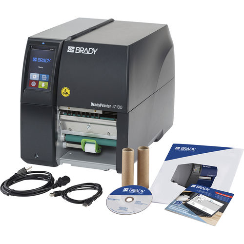 Thermal transfer printer - I7100-600-P-ESD-UK - Brady EMEA - direct thermal / label / desktop