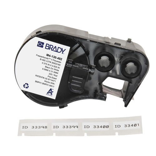 Tube label roll - M5-124-492 - Brady EMEA