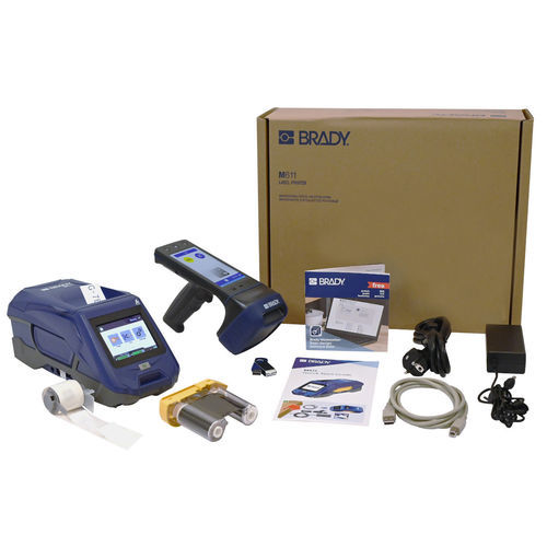 Thermal transfer label applicator printer - M611-UK-QF KIT - Brady EMEA - portable / wireless