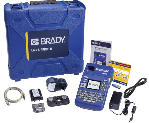 Laboratory labeler - M510-KIT-UK-BWS - Brady EMEA - for hospitals / electric / barcode label