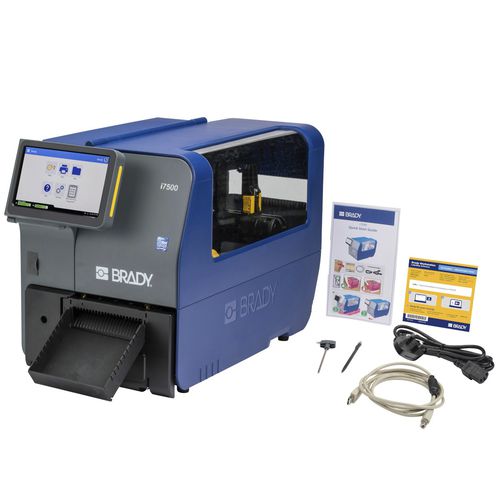 Direct thermal printer - I7500-300-C-UK - Brady EMEA - thermal transfer / barcode label / for labels