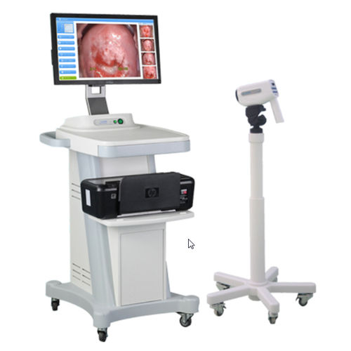 Video colposcope - GC-3000E - Shenzhen GoldCare Meditech - trolley-mounted