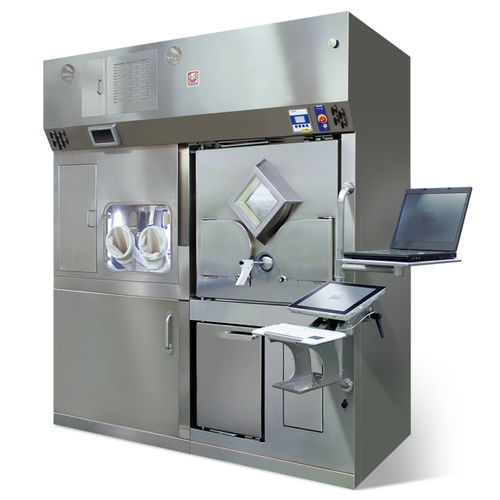Dispensing shielded cell - PHAEDRA COMBO series - Comecer - synthesis / negative pressure