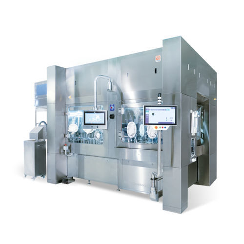 Servo-driven filling machine - MICRO BI - Comecer - rotary / compact / liquid