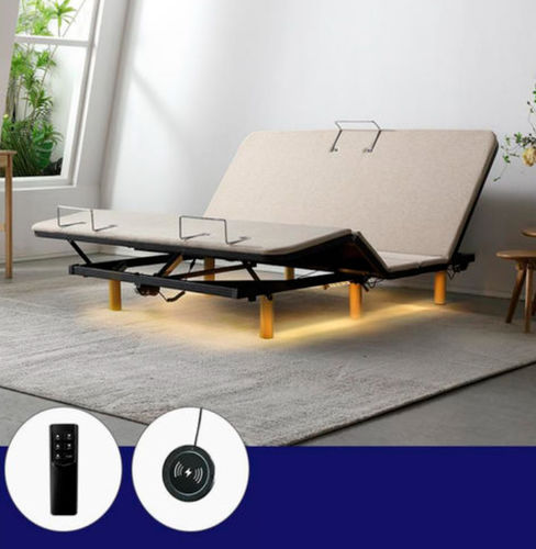 Home care bed - BES-AB01 - Besco Medical - electric / height-adjustable / double