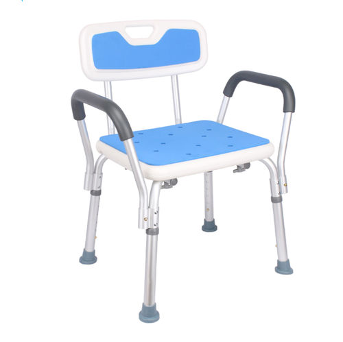 Shower chair with armrests - BES-BS021 - Besco Medical - with backrest
