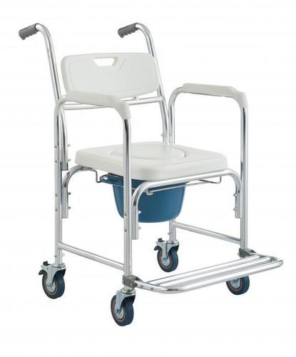 Pregnant women commode chair - BES-BS049 - Besco Medical - for people with reduced mobility / adult / with armrests