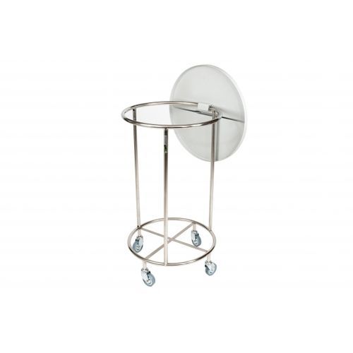 Dirty linen trolley - 300010 - TIMO - medical / transport / with door
