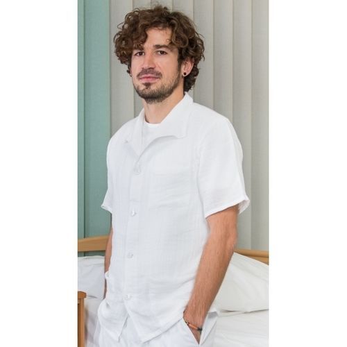 Unisex scrub top - 02-000908 - TIMO - polyester / cotton / washable